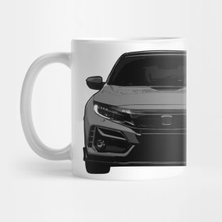 Grey Civic Type R Illustration Mug